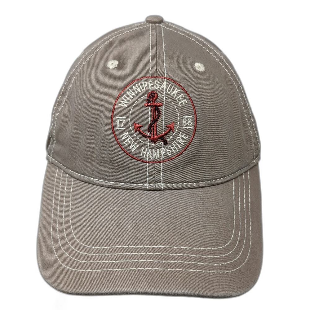 Prairie Mountain Baseball Cap Brown One Size Lake Winnipesaukee NH Hat Anchor